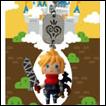 Kingdom Hearts Cell Phone Strap: Cloud Mascot