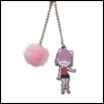 Black Cat Metal Keychain: Rinslet