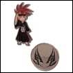Bleach Pin Set: Renji & Tattoo Mark