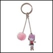 Black Cat Metal Keychain: Rinslet